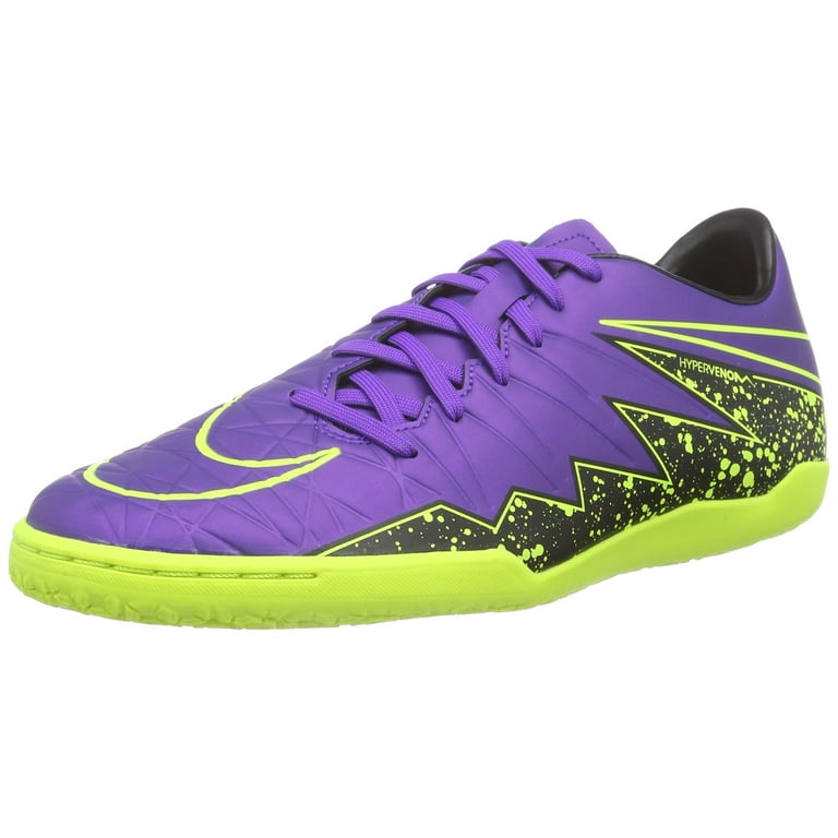 Hoge blootstelling salon leiderschap Nike Hypervenom Phelon II IC Indoor Soccer Shoe (Hyper Grape, Black, Volt)  Sz. 11.5 - Walmart.com