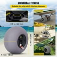 thumbnail image 5 of 13'' Beach Balloon Wheels - Sand Tires for Kayak/Canoe Cart, Dolly & Buggy - TPU Air-Filled Replacement Tires w/Free Pump, 2-Pack, 5 of 11