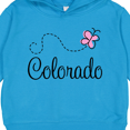 thumbnail image 3 of Inktastic Butterfly Colorado Toddler Hoodie, 3 of 4