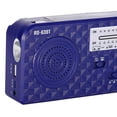 thumbnail image 4 of Radio de emergencia FM perfke D638T Carga Manual Micro USB solar Batería 500 mAh, 4 of 8