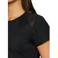 thumbnail image 3 of RBX Active Women's Quick Dry Short Sleeve Workout Top with Mesh Panels, 3 of 5