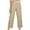 AA-Khaki, variant on QATAINLAV Women 2025 Summer Cotton Linen Pants Solid Color High Waisted Wide Leg Trousers Trendy Side Button Lightweight Beach Pants with Pockets Purple L