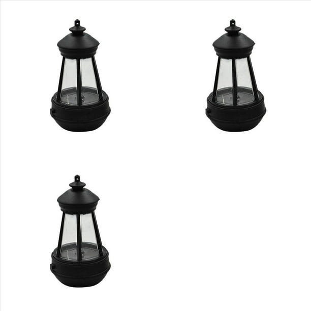 3X Linterna Solar para Exteriores, Impermeable, Gran , Fuente de Luz LED, Luces Decorativas para Jardín