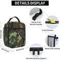thumbnail image 6 of Army Camouflage 3D Print 8 Lunch Bag For Woman Man Insulated Lunch Box Tote Bag For Work Picnic Or Travel, 6 of 6