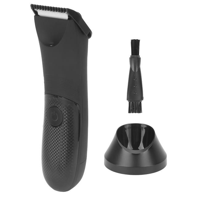 Cortapelos Para El Cuerpo, 6.1 X 2.6 Pulgadas, Con Luz LED, De Acero Inoxidable, Ergonómico, Para Hombres, Con Limpiador Para El Hogar