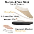thumbnail image 6 of VONMAY Women's Slippers Fuzzy Slip On Indoor Outdoor House Shoes, 6 of 7