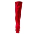 thumbnail image 4 of Ninety Union Lexington Metal Insert Block Heel Boot, Red, 8, 4 of 5