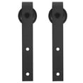 thumbnail image 4 of Sliding Wood Door Track Kit Barn Sliding Wood Door Track System Kit 4m Double Door Sliding Door Hardware Accessories For Warehouse Cabinet, 4 of 8