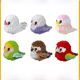 thumbnail image 1 of Juguetes de partículas diminutas ensamblados bloques de construcción de plástico serie adorable pájaro, 1 of 1