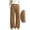 Brown, variant on YHAJDS Women Straight Wide Leg Joggers Comfort Loose Fit Elastic Waist Solid Color Outdoor Casual Bottoms With Side Pockets