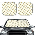 thumbnail image 2 of JUNZAN Cute Duck Diver Pattern Car Windshield Sun Shade | Reflective Sunshade | Foldable 2-Piece Sun Shield Protect Your Car | Fits Sedans, SUVs, Hatchbacks-Medium, 2 of 6