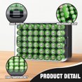 thumbnail image 5 of Battery Organizer Storage Case for 48pcs AA  Batteries, Battery Vault Box Container for Travelling/Home/Office (Black, Large), 5 of 7