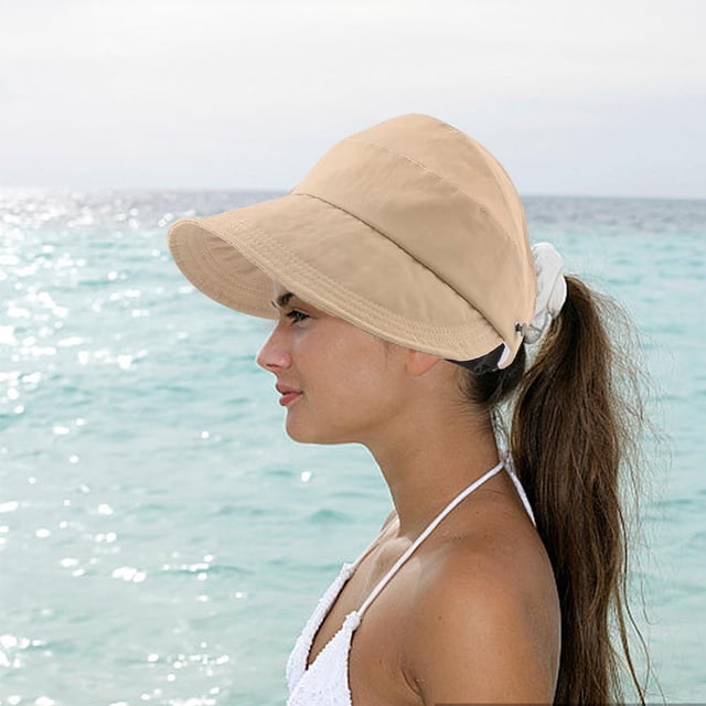 Beach Sun Hat Foldable Dry Fabric Sun Hat