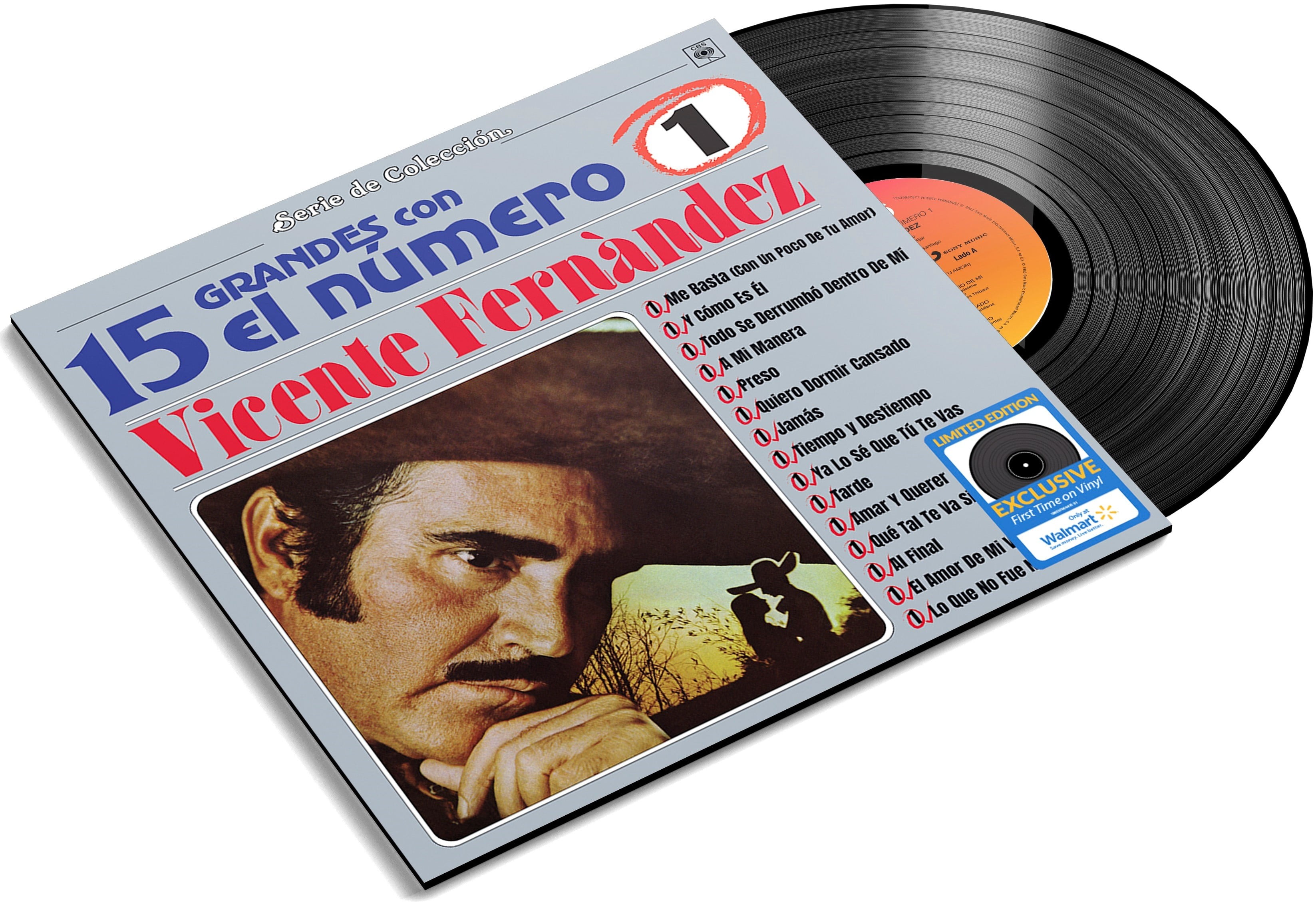 Vicente Fernandez - 15 Grandes Con El Numero Uno (Walmart
