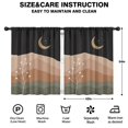 thumbnail image 2 of Blackout Kids Curtains,Boho Bohemian Art Childrens Insulated Curtains Set Of 2,Bedroom Essentials,Toddler Room Decor 42"x54"(106x137cm), 2 of 4