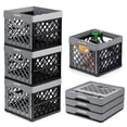 thumbnail image 1 of Caja de almacenamiento CleverMade CleverCrates, piedra de 25 l/6 galones, paquete de 3, 1 of 9