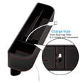 thumbnail image 5 of Njjex Car Seat Gap Organizer, PU Leather Car Seat Storage with Cup Holder, Seat Console Side Pocket for Cellphones, Keys, Cards, Wallets, Sunglasses 1 Pack - Black/Red, 5 of 8