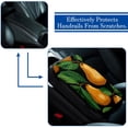 thumbnail image 5 of Pear Soft Comfortable Furry Printed Car Armrest Cover Pad 12.5x8.2 Inch, 5 of 6