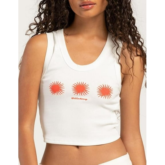 Billabong SALT CRYSTAL Women's On Repeat Tank Top, US Small/8