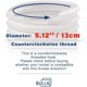 thumbnail image 3 of Manguera de Aire Acondicionado Portátil JAMW PVC Blando 130 mm 1,5 m, 3 of 5