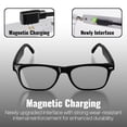 thumbnail image 3 of AI Translation Smart Glasses, 100+ Languages Real-Time Translator, Photochromic Lenses, Multifunctional Bluetooth Audio Glasses with AI Chat & Meeting Recording, Unisex, 3 of 9