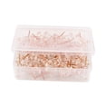 thumbnail image 4 of OUNONA Rose Gold Transparent Pushpins Of Map Pins For Office For Marking Travel Photos Maps Calendars Do Lists, 4 of 8