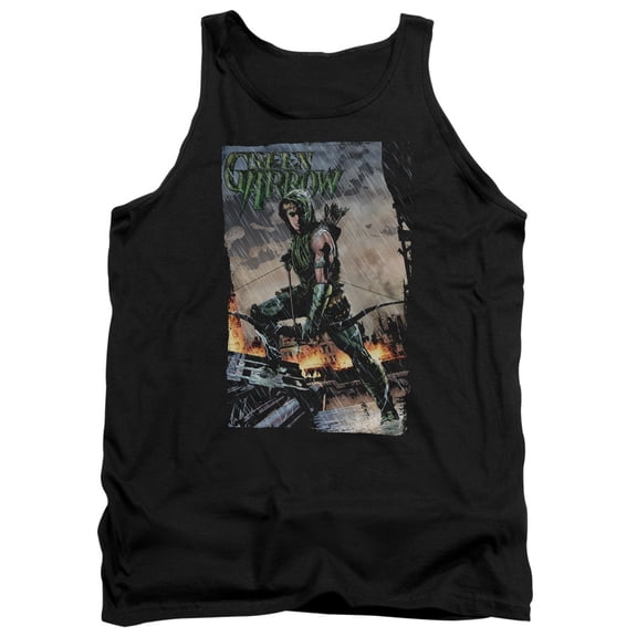 Jla - Fire And Rain - Tank Top - X-Large