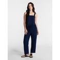 thumbnail image 2 of Time and Tru Women's Tapered Linen Blend Pants, Sizes XS-XXXL, 2 of 5