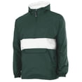 thumbnail image 3 of Charles River Apparel 9908 Classic Striped Pullover-Forest/White-L, 3 of 3