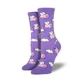 thumbnail image 2 of Ladies Flying Pigs Graphic Socks, 2 of 2