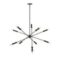 thumbnail image 4 of Millennium Lighting  Potiss 8/10 Chandelier Ceiling Light 10 - Matte Black, 4 of 5