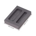 thumbnail image 2 of pcs Graphite Jewelry Molds 2 Compartments Refining Scrap Bar Combination Mold Metal Ingot Mold Graphite Mold, 2 of 5