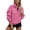 Pink,#047, variant on Quarter Zip Pullover Women Oversized Long Sleeve Casual Sweatshirt 2026 Fall Winter Y2K Outfits Clothes Comfy No Hood,S