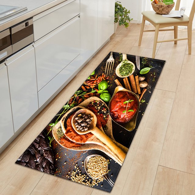 Modern Kitchen Mat Home Decor Entrance Doormat Hallway Bedroom Living Room Decoration Floor Carpet Balcony Bathroom Long Rug Kitchen Rugs