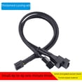 thumbnail image 2 of Paquete de cables de expansión para ventilador de enfriamiento con control de temperatura PWM, cable de computadora de uno a cuatro, chasis de malla de nailon, concentrador de uno a cuatro, 2 of 5