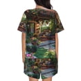 thumbnail image 3 of Lsque Charming Garden Patio Women's Short-Sleeved Pajama Set - 2 Piece Soft and Lightweight Sleepwear Set-XX-Large, 3 of 9