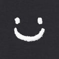 thumbnail image 2 of Dalix Lil Smile Midweight Garment Dye Soft Tee Short Sleeve Cotton Shirt Mens in Black XS X-Small, 2 of 5