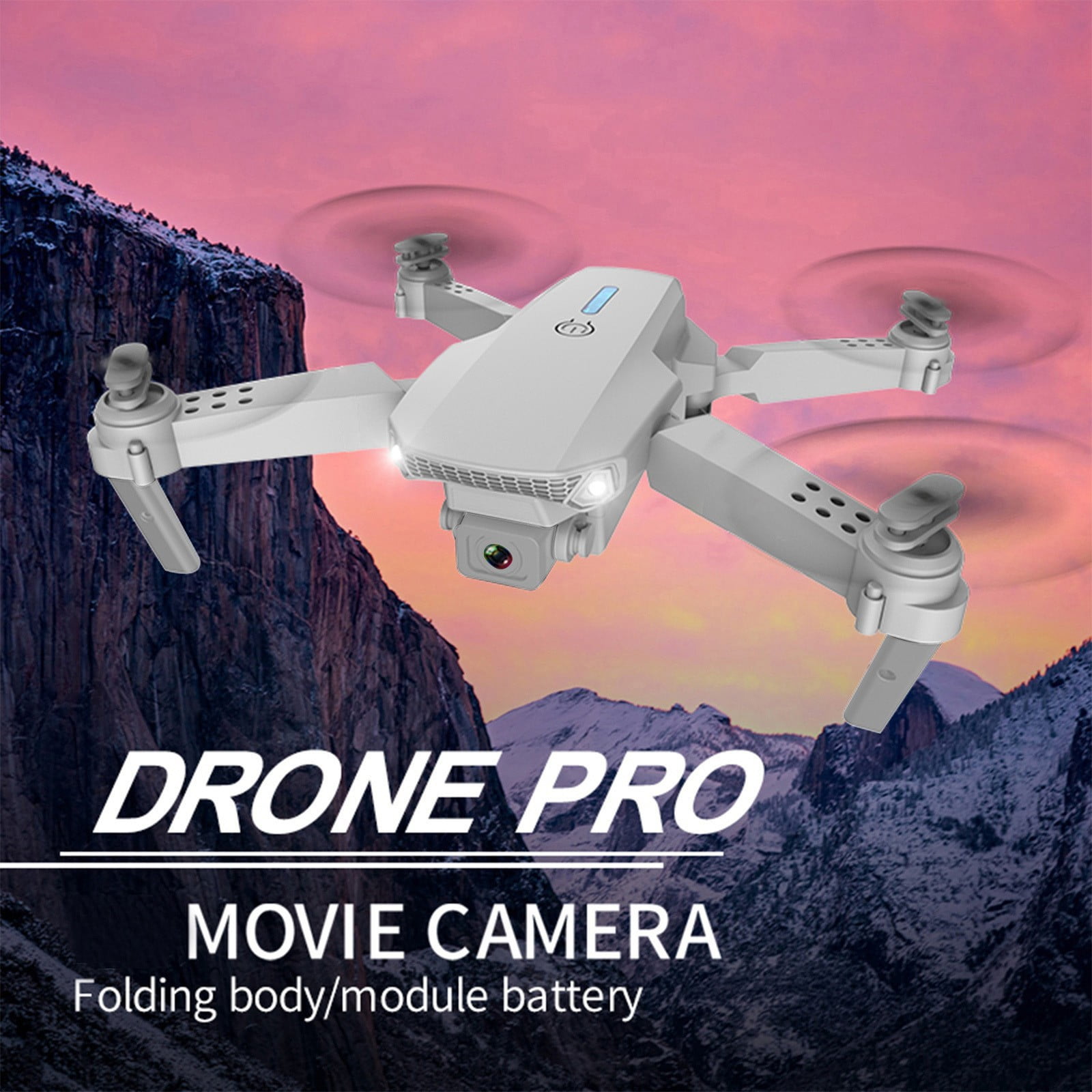 Foldable Drone with Camera for Beginners, Dual HD Cameras with FPV Transmission, Long Flight Time, Easy to Fly for Kids and Adults