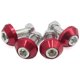 thumbnail image 1 of 4pcs 6mm Rosca Tornillo de Fijación de Matrícula de Moto Decoración Roja, 1 of 1
