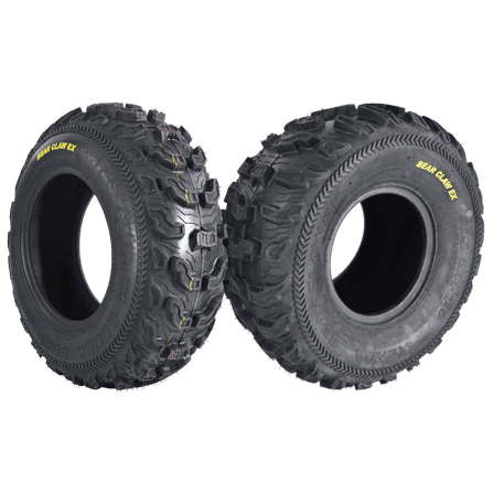 Kenda Bearclaw EX K573 - 25x8-12 Front Tires for All Terrain (ATV), UTV, and Side by Side (SxS) Vehicles - 6-Ply - Bear Claw EX 25x8x12 (2-Pack)