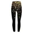 thumbnail image 6 of QATAINLAV Sequin Leggings for Women Glitter Sparkle Tummy Control High Waisted Yoga Tights Stretchy Comfy Compression Workout Pants New Years Gifts Mother's Day Gifts Multicolor XL, 6 of 7