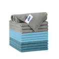 thumbnail image 3 of MR.SIGA Microfiber Cleaning Cloth, All-Purpose Microfiber Towels, Streak Free Cleaning Rags, Pack of 12, Navy and Gray, 11.8 x 11.8 inch, 3 of 9