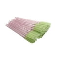 thumbnail image 1 of Vogacara Paquete de 50 cepillos para pestañas, accesorios multicolores para mujeres, varitas dulces para el Día de San Valentín, pinzas para Pinceles de maquillaje y herramientas Rosa brillante/Verde, 1 of 6