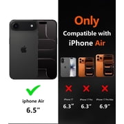 for iPhone Air Case, Compatible with MagSafe, Translucent Matte Shockproof Anti-Slip Anti-Fingerprint Pocket-Friendly Phone Case Cover - Gray