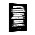 thumbnail image 4 of Scripture Walls Slow to Wrath James 1:19 Bible Verse Canvas Christian Wall Art Ready to Hang Unframed, 4 of 9