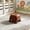 Brown, variant on QuanTara 9.45-Inch Low Plastic Step Stool – Non-Slip Base Bathroom & Kitchen Stool for Toilet, Sink, Living Room & Shower, Compact Safety Step for Adults