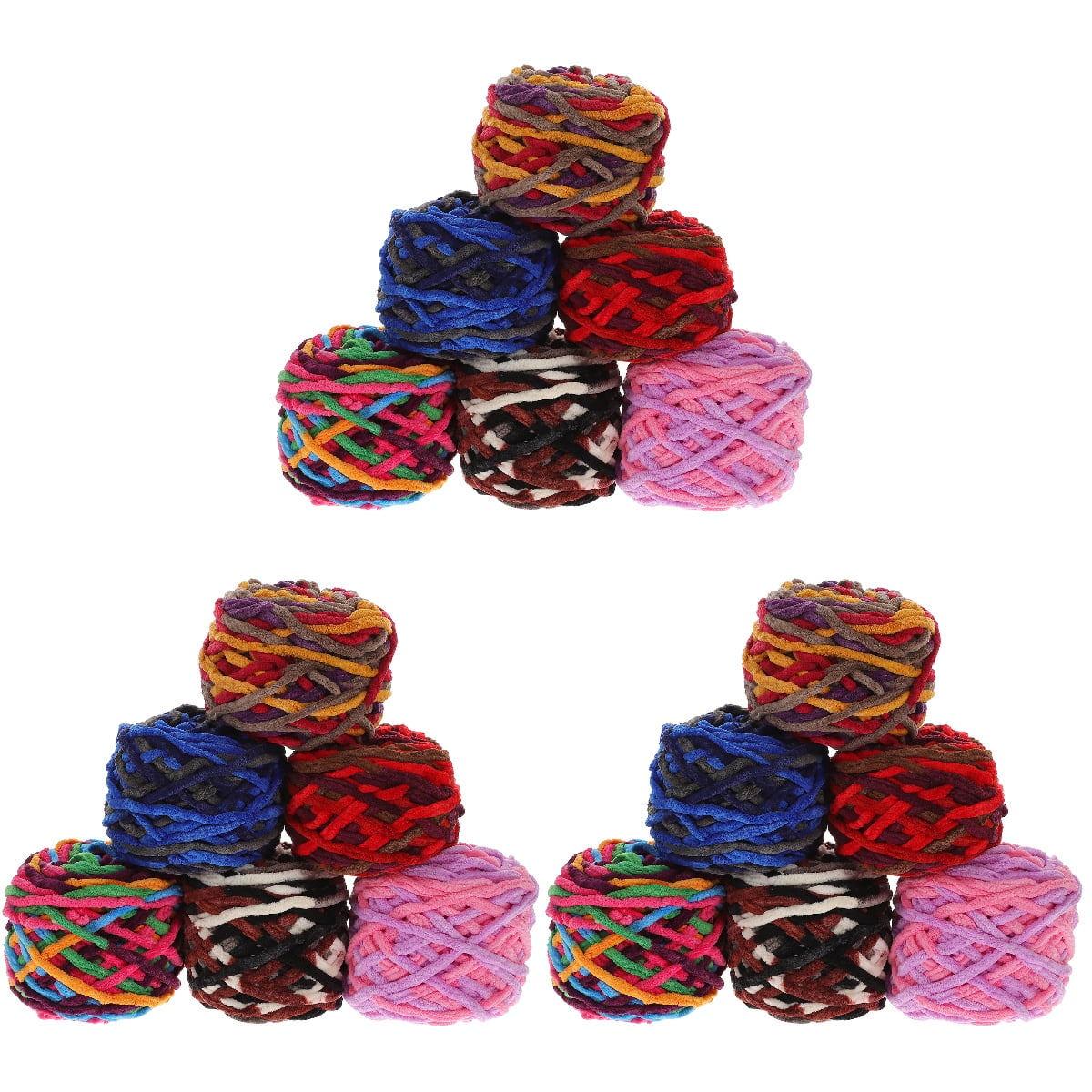 MLINS 18 Rolls Chunky Knitting Yarn for Crochet, Sweaters, Scarves, and Crafting Supplies, Soft Thick Crochet Thread