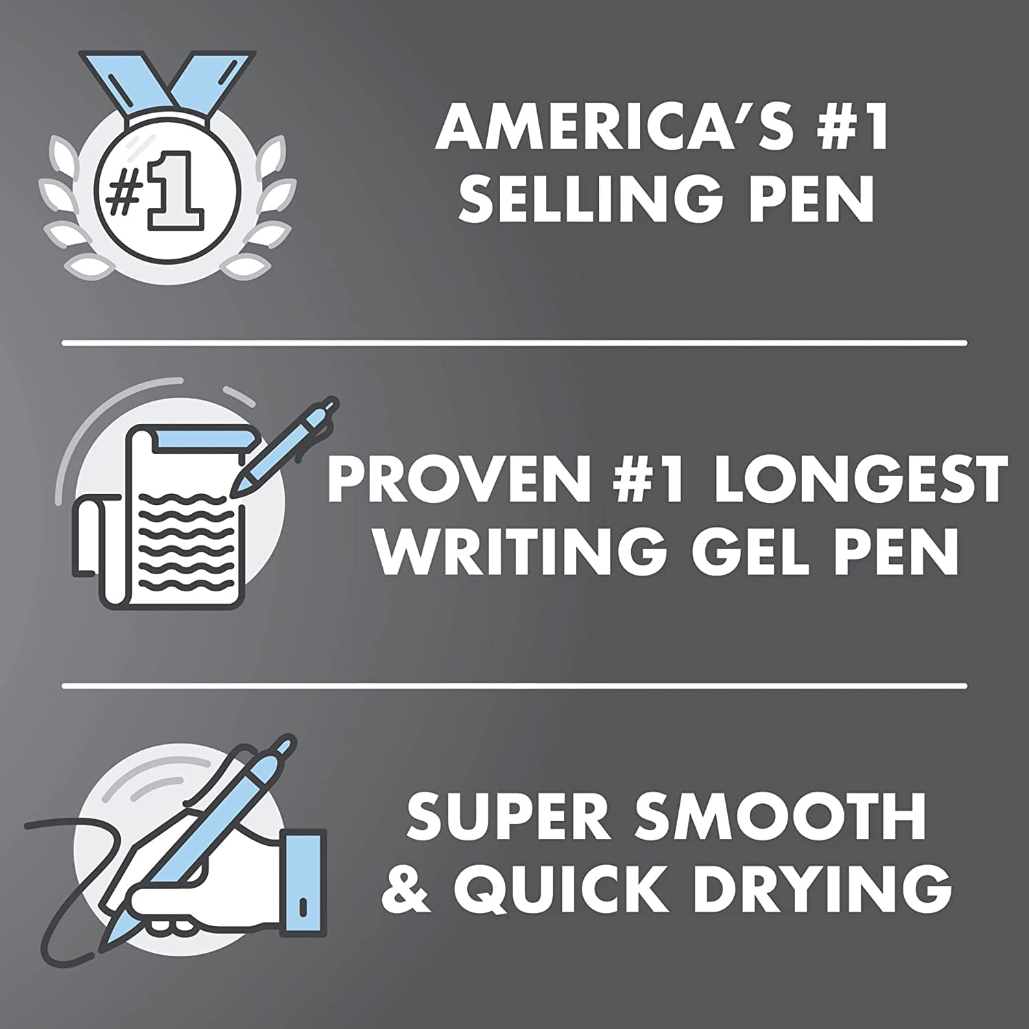 Pilot 18280 G2 Harmony Ink Premium Gel Rollerball Pen, Pack of 10