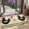 thumbnail image 6 of Embroidered Welcome Door Mat, Rubber Back Lamb Rabbit Pattern Door Rug, Non Slip Indoor Outdoor Front Door Mat, Decorative Rug for Entryway Kitchen Bathroom and Porch, 6 of 6