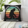 thumbnail image 6 of ZICANCN Monkey Foot Beast Decorative Throw Pillow Covers , Couch Sofa Decorative Knit Pillow Covers for Living Room Farmhouse 20"x20", 6 of 8